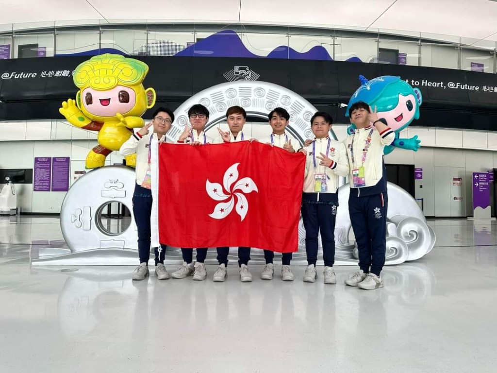港队拿下香港首枚亚运电竞奖牌。港协暨奥委会图片