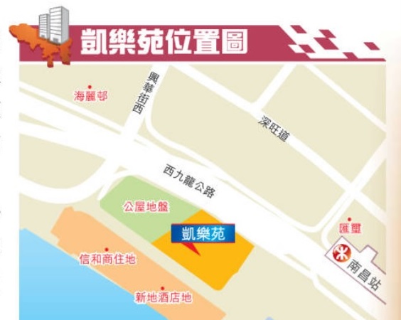 凱樂苑鄰近南昌站。