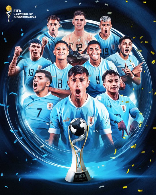 乌拉圭出色的防守成为爆冷夺冠的关键。网上图片ＦＩＦＡ