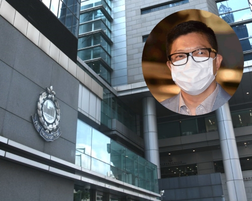 警方約中午收到一個寄給警務處長鄧炳強(小圖)的包裹。
