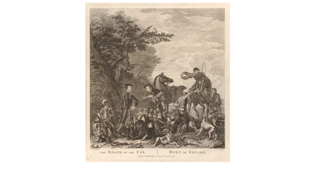 從18世紀John Wootton的作品可見，圓號經常出現於狩獵的情境中。（相片提供：The Trustees of The British Museum）