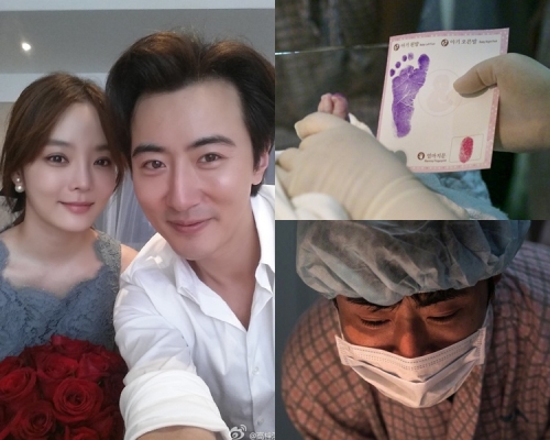 蔡琳當媽了，B仔乳名是「禮物」。