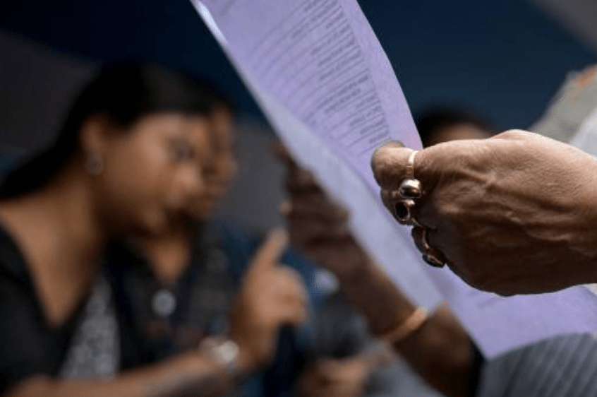 印度全国正在进行大规模选民名册更新工程,牵涉逾5亿选民。法新社/示意图 印度全国正在进行大规模选民名册更新工程,牵涉逾5亿选民。法新社/示意图