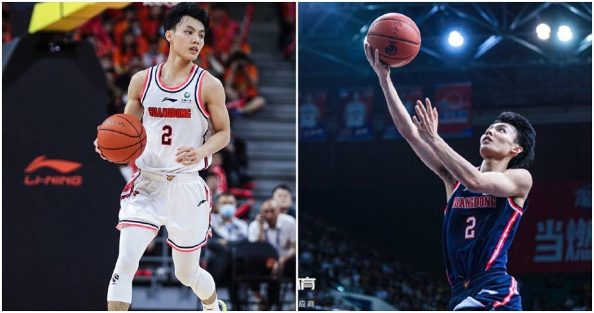 CBA籃球員徐杰。 CBA籃球員徐杰。