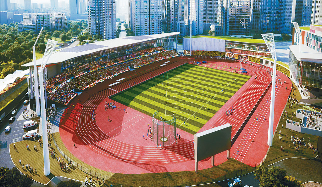 ■启德体育园预计会成为大部份全运会赛事的主场馆。
