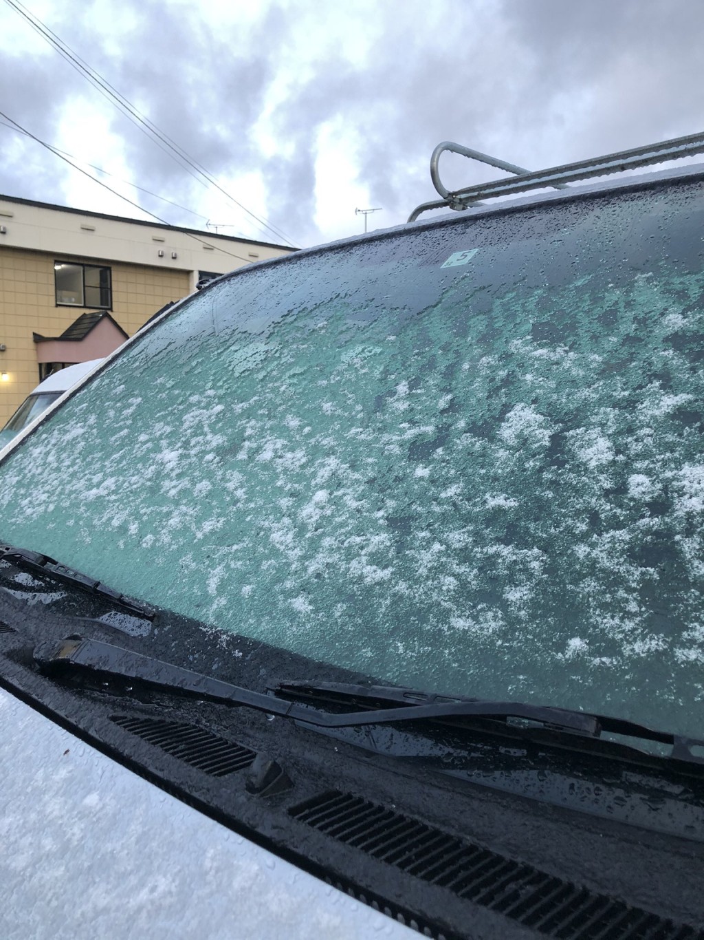 旭川汽車鋪上白雪。網上圖片