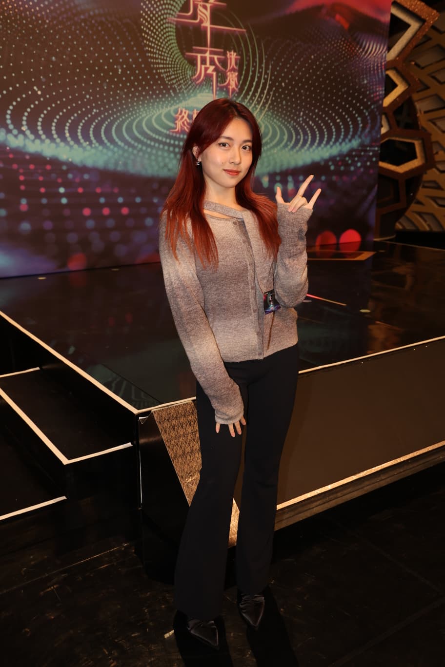 周智敏透露決賽以閃耀女王造型現身。 周智敏透露決賽以閃耀女王造型現身。