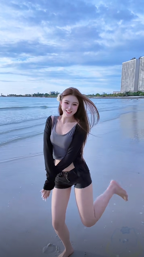 網紅「橙子姐姐」。 網紅「橙子姐姐」。