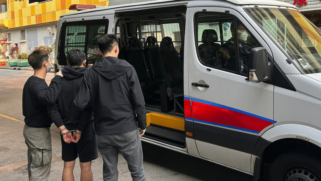 警方拘捕一名27歲男子。警方提供