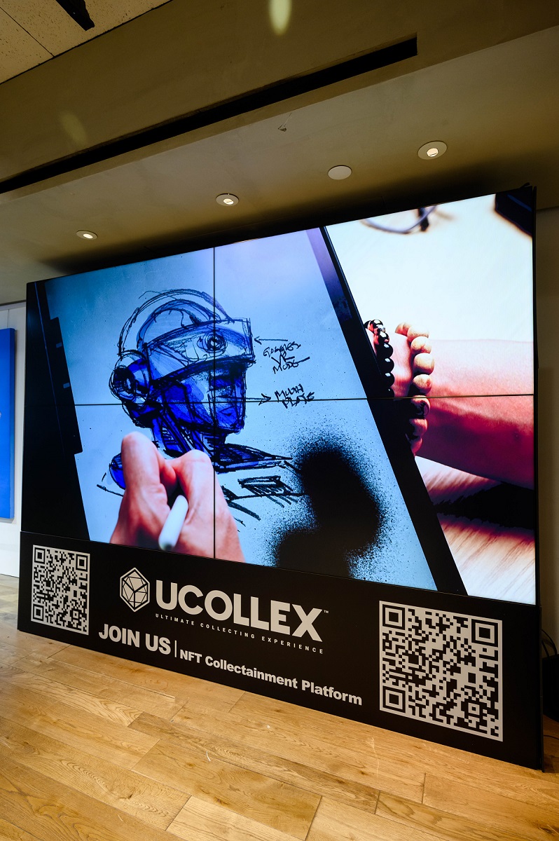 NFT 专区展出新兴虚拟艺术品收藏。