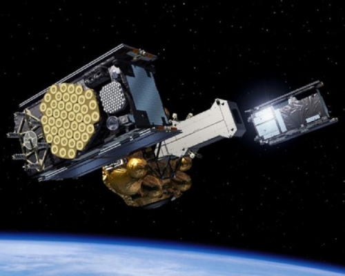 歐盟伽利略衛星定位系統。模擬圖