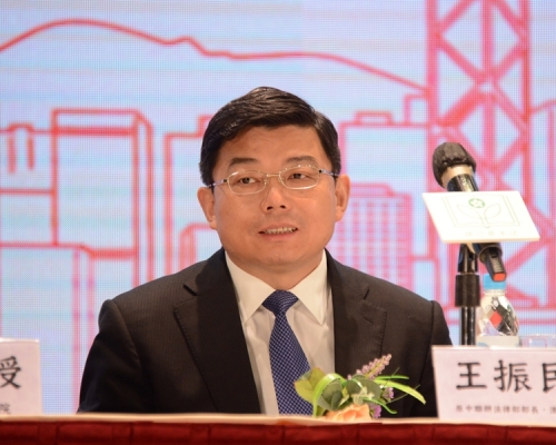 中聯辦前法律部長、 清華大學法學院教授王振民。資料圖片