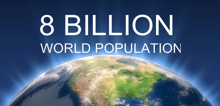 全球人口在2023年增加了7500萬人,到新年元旦,全球人口將超過80億。