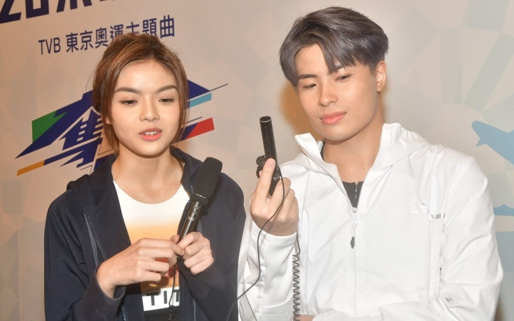 文凱婷與孫漢霖早前被李克勤踢爆撻著,二人受訪稱是一場美麗的誤會。