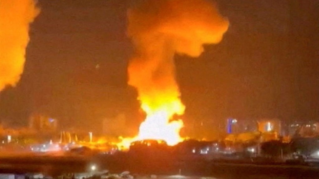 美軍空襲委內瑞拉首都加拉加斯，多處地點發生爆炸。 路透社