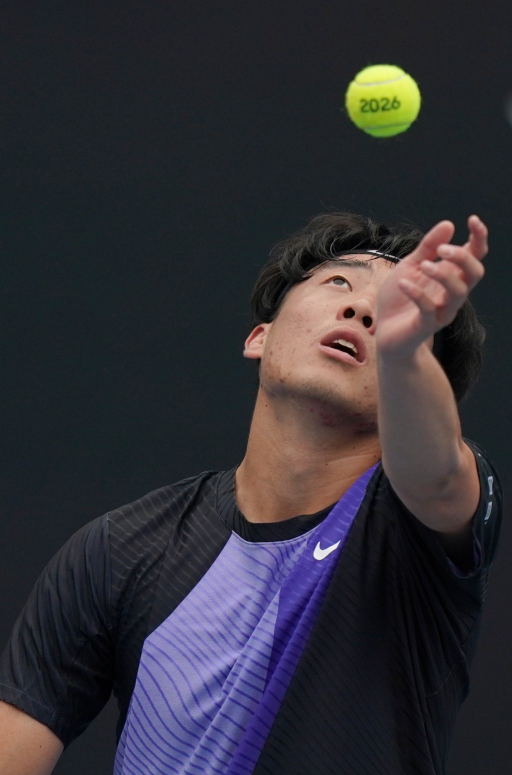 黄泽林晋身澳网外围赛第三圈。新华社