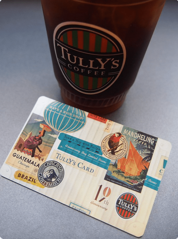 TULLY'S COFFEE在日本是知名連鎖咖啡店。X@Tullys_jp