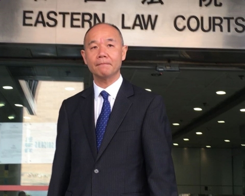 停職警務處總電訊工程師黃振球。劉曉曦攝