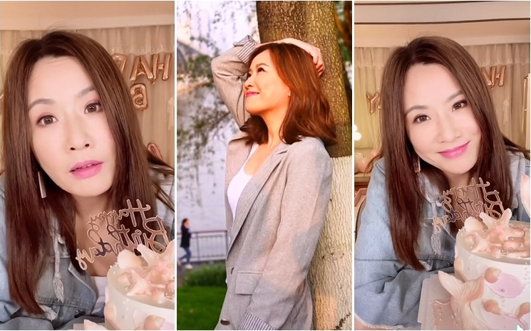 张文慈刚刚过50岁生日，状态依然相当fit！