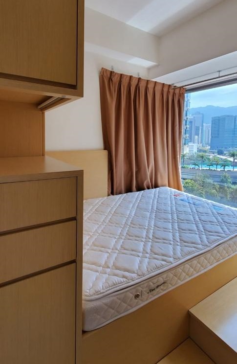 睡房採光度高，與客廳的景觀相若。