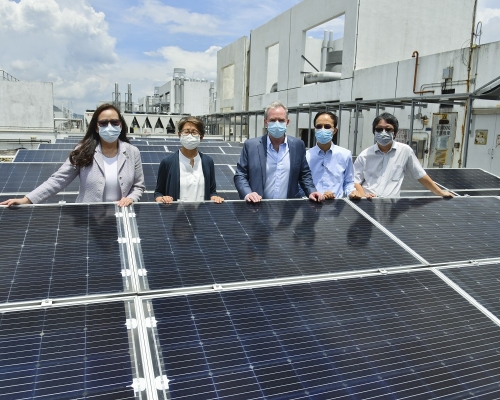 科技大學今日公布於校內安裝8,000塊太陽能板