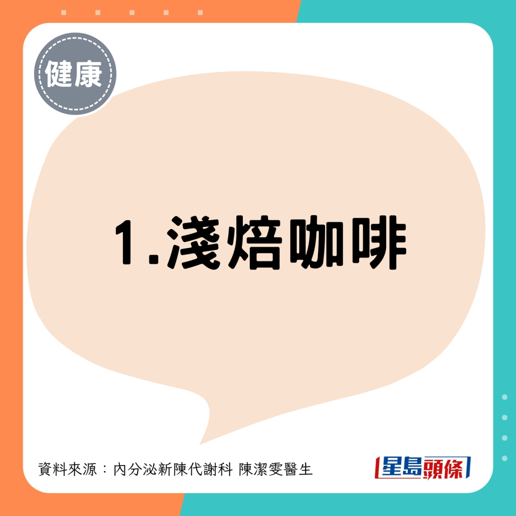 1. 淺焙咖啡