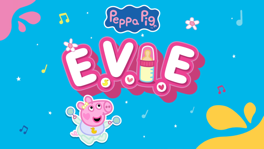 Evie一出生已有專屬歌曲。(圖片來源:YouTube@Peppa Pig - Official Channel) Evie一出生已有專屬歌曲。(圖片來源:YouTube@Peppa Pig - Official Channel)