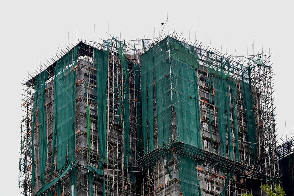 大埔宏福苑五級大火,逾千戶居民受影響。 大埔宏福苑五級大火,逾千戶居民受影響。