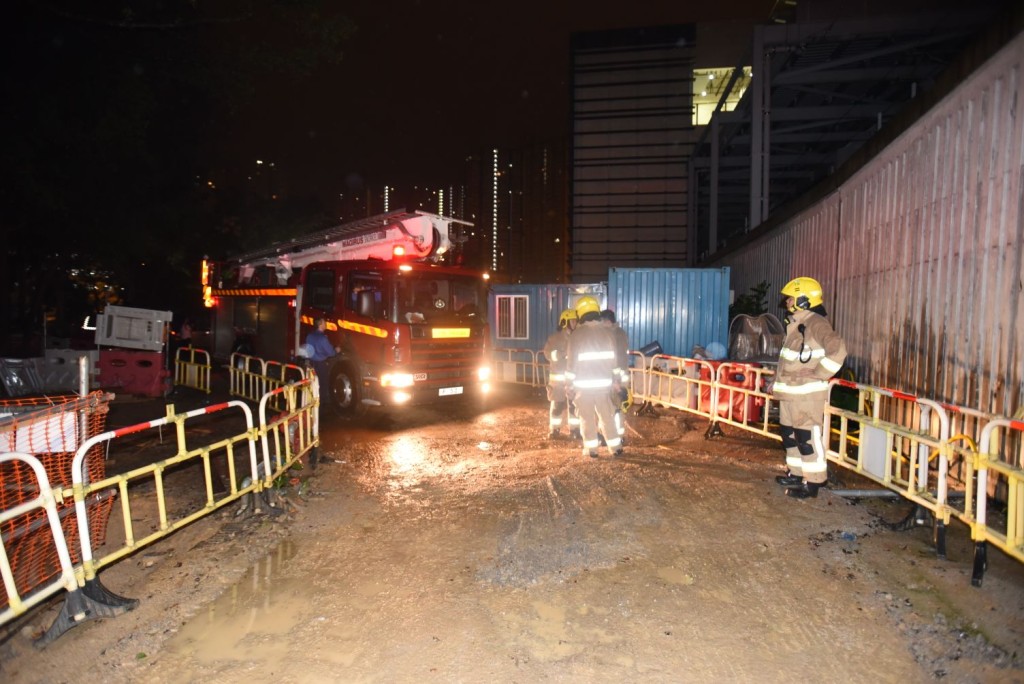 沙中線顯徑站地盤發生奪命工業意外,一名59歲女工死亡。丁志雄攝