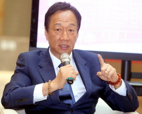 郭台銘指,他和吳敦義會面基於人情事故。網圖