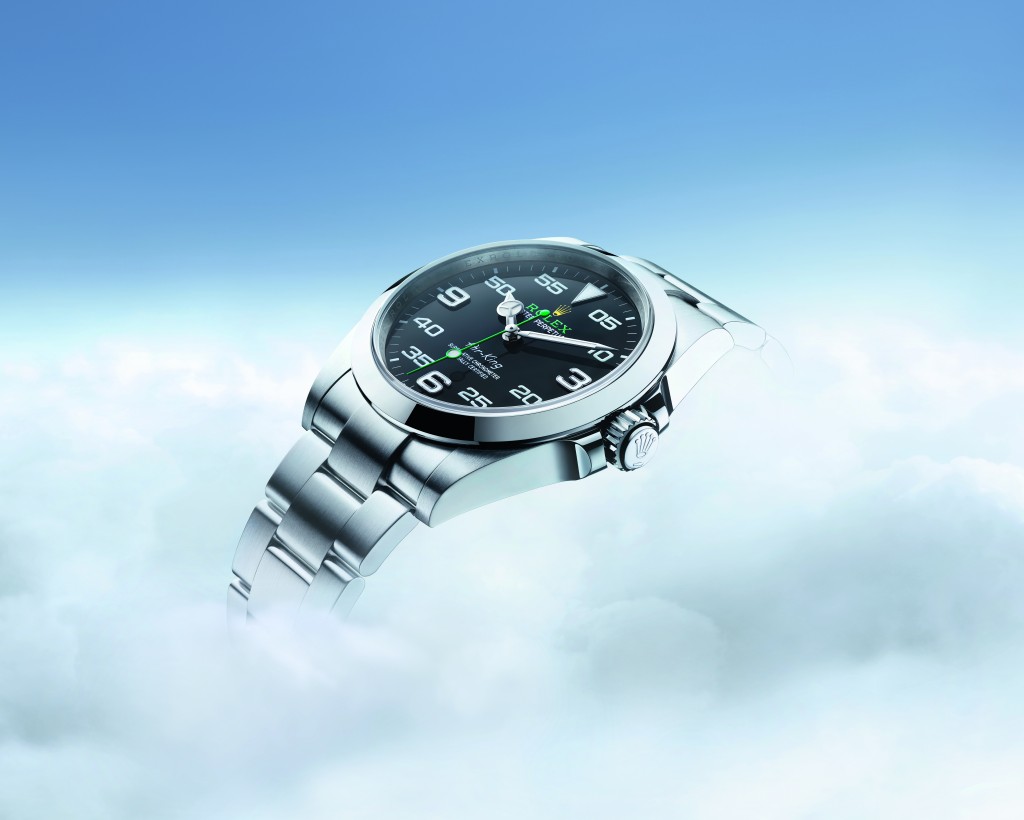 Air-King Ref. 126900，錶殼：40mm不鏽鋼/ 機芯：3230型自動/ 售價：$60,700。