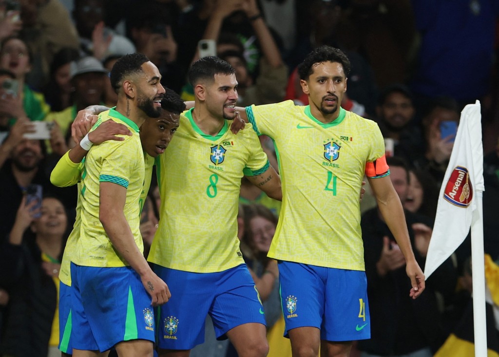 巴西2：0塞內加爾。路透社