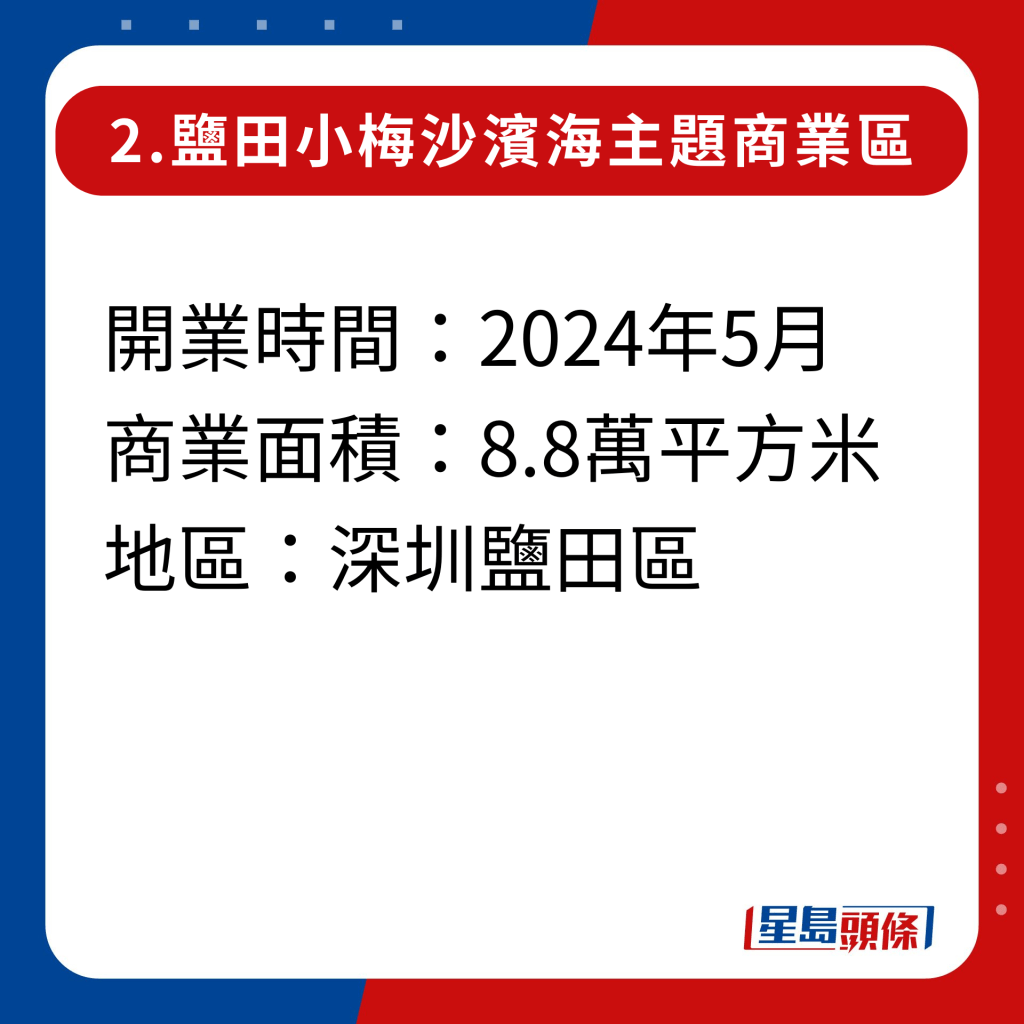 2024年深圳20家即将开幕新商场｜2.盐田小梅沙滨海主题商业区