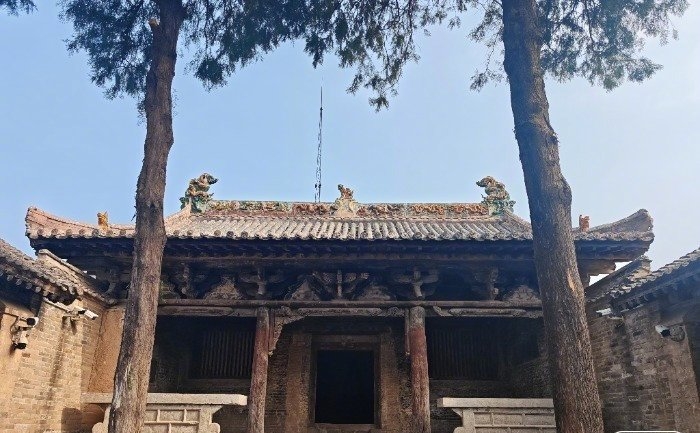 夏禹神祠正殿。 夏禹神祠正殿。