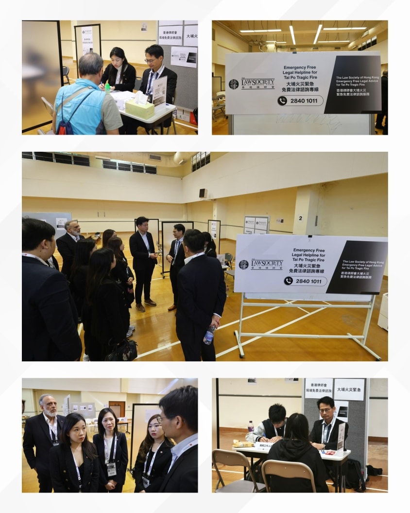 湯文龍探訪了位於大埔3個過渡性房屋項目(樂善村、善樓、策誠軒)的緊急免費法律諮詢櫃位。律師會fb 湯文龍探訪了位於大埔3個過渡性房屋項目(樂善村、善樓、策誠軒)的緊急免費法律諮詢櫃位。律師會fb