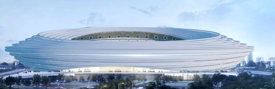 文章指未来作为奥运会主场馆的天府国际奥体中心。 网图