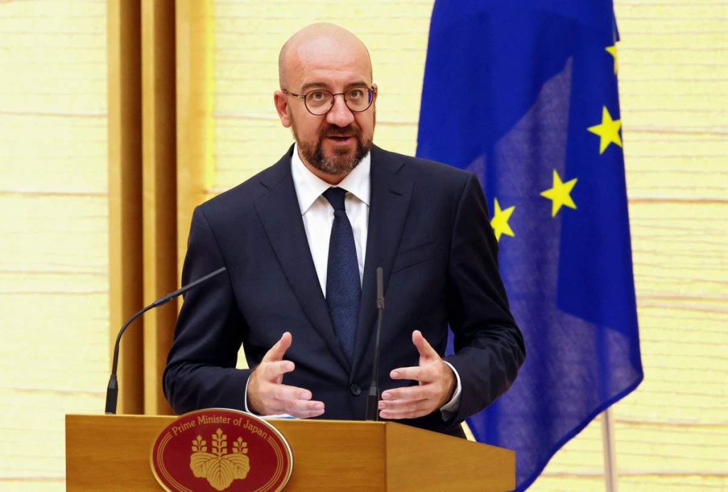歐盟理事會主席米歇爾表示，普京呼籲在烏克蘭停火36小時是「虛偽的」。路透