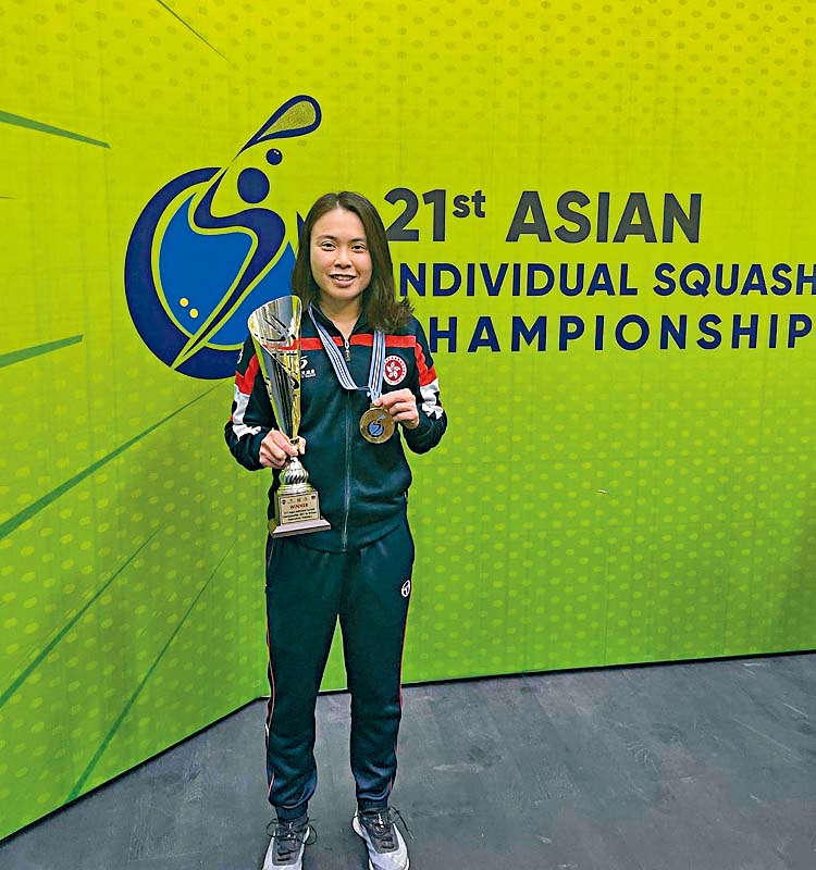 湯芷穎去年在亞洲個人錦標賽奪港女隊史上第二金。資料圖片
