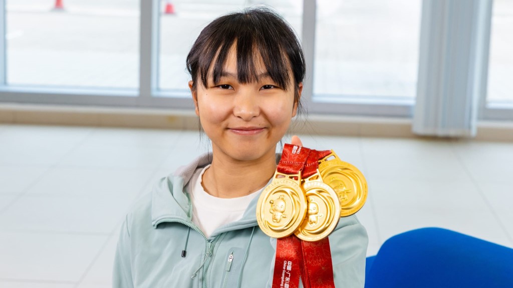 李思穎在2025年全運會參加三個項目，100%得勝率成為今屆成績最好的全職運動員。馬會提供