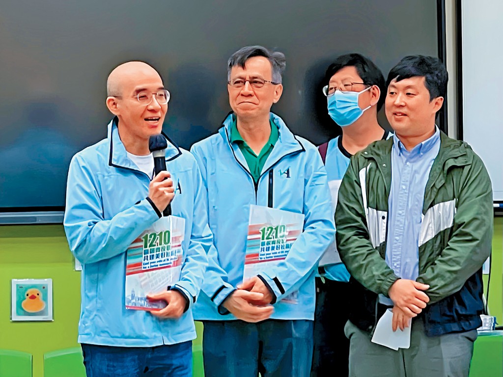 林智遠（左）表示，今次審計工作並非針對中大。