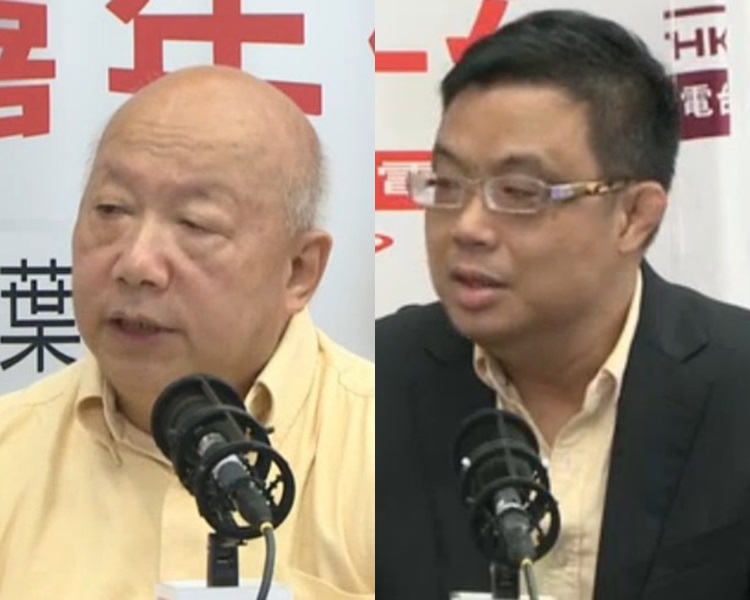 羅沃啟(左)和涂謹申(右)。