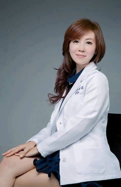 台南知名女醫生蕭嘉蓉。 網上圖片