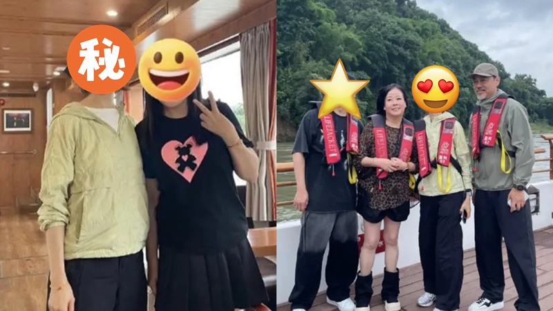 劉青雲帶老婆遊峨眉山  57歲郭藹明素顏狀態驚人  三屆視帝同遊極老友結婚當兄弟