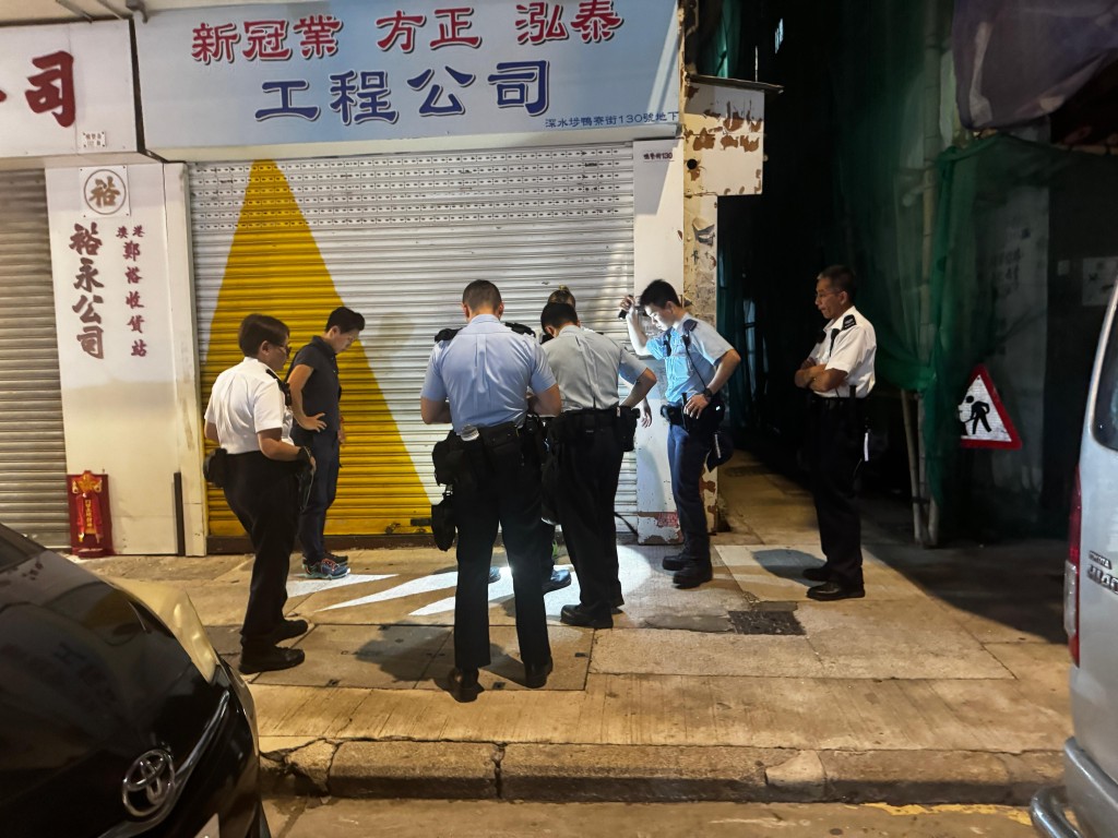警方到場調查。