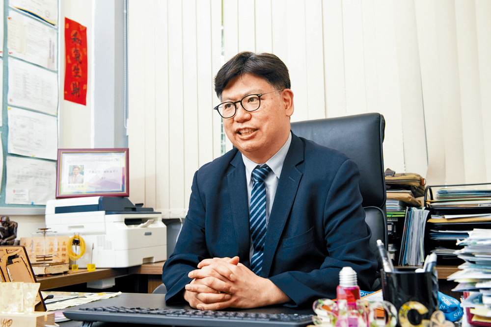 香港數理教育學會主席李志文。 香港數理教育學會主席李志文。