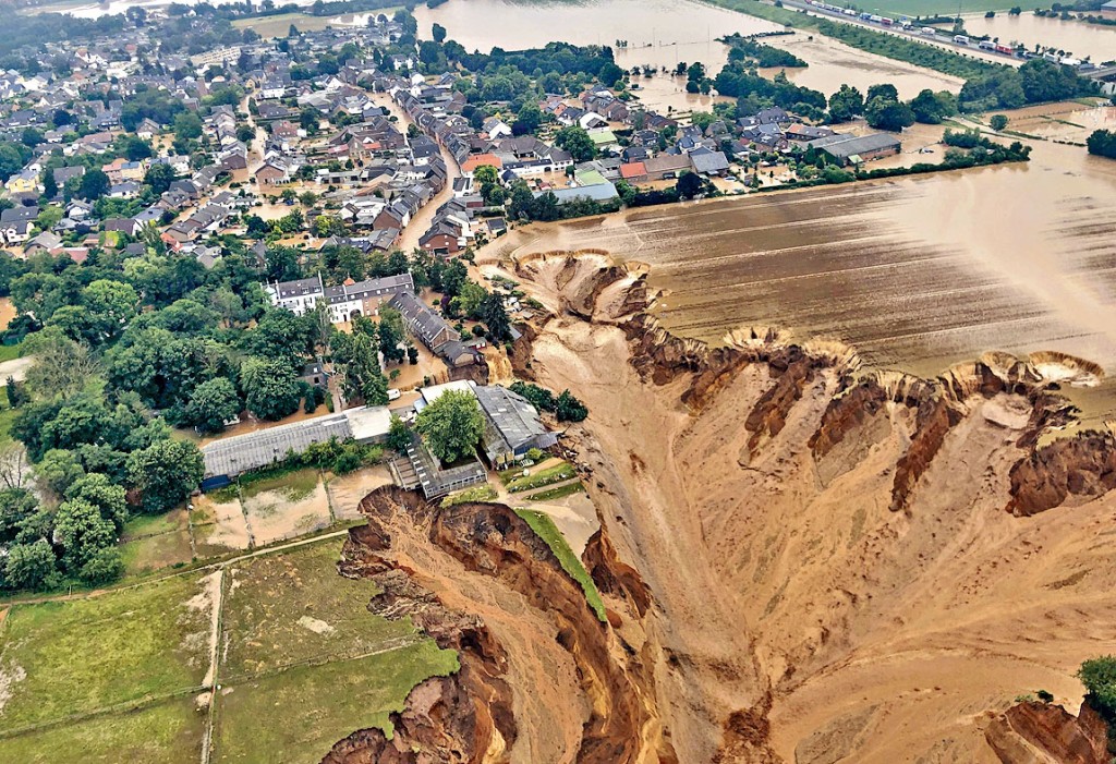 ■科隆附近埃尔夫特施塔特发生山泥倾泻。