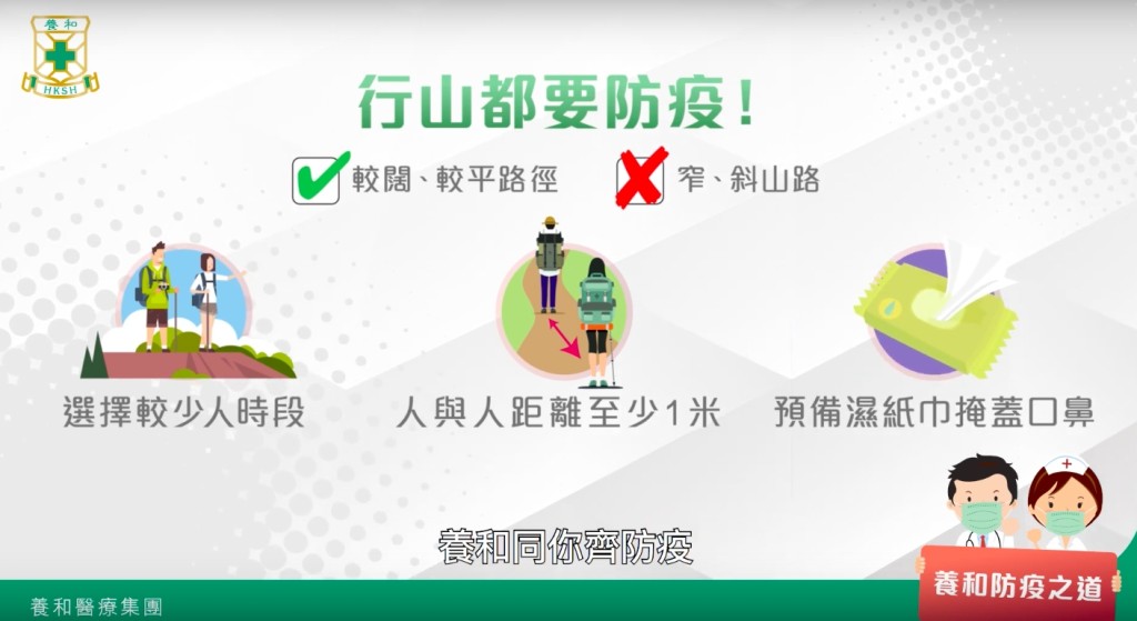 影片截圖。養和醫療 HKSH Medical Group 