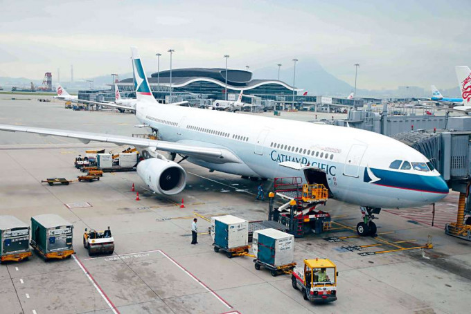国泰航空取消由即日至今年12月31日（包括当日）往返香港及特拉维夫的所有航班。资料图片  ​