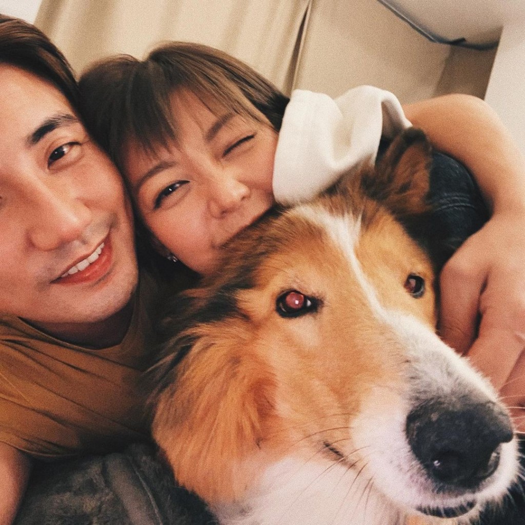 Tony與女友梁諾妍。
