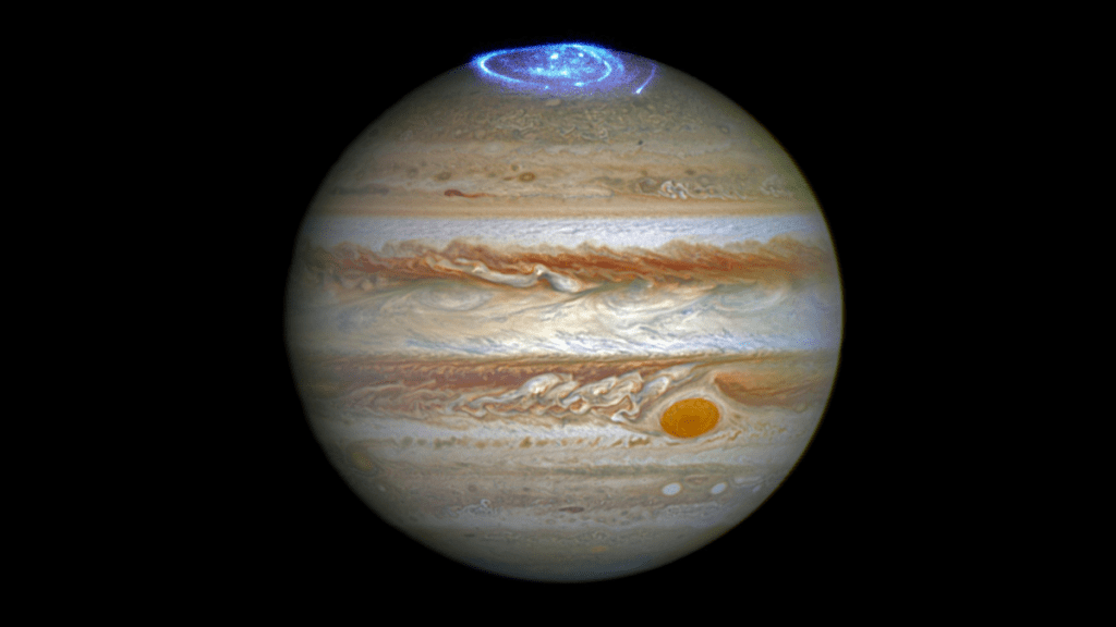 木星上的「大紅斑」是其標誌性的特徵。（NASA）